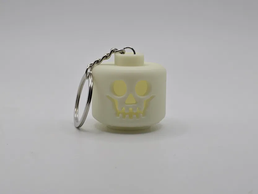 Móc khóa đầu xương sọ phong cách LEGO (Remix) - Image 1
