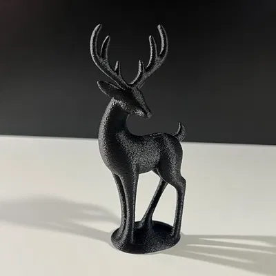 Sleek Deer – Tượng Hươu Tối Giản Hiện Đại