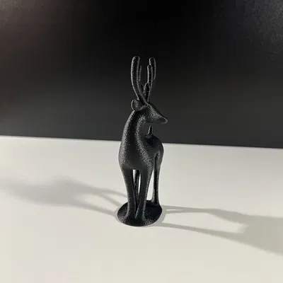 Sleek Deer – Tượng Hươu Tối Giản Hiện Đại