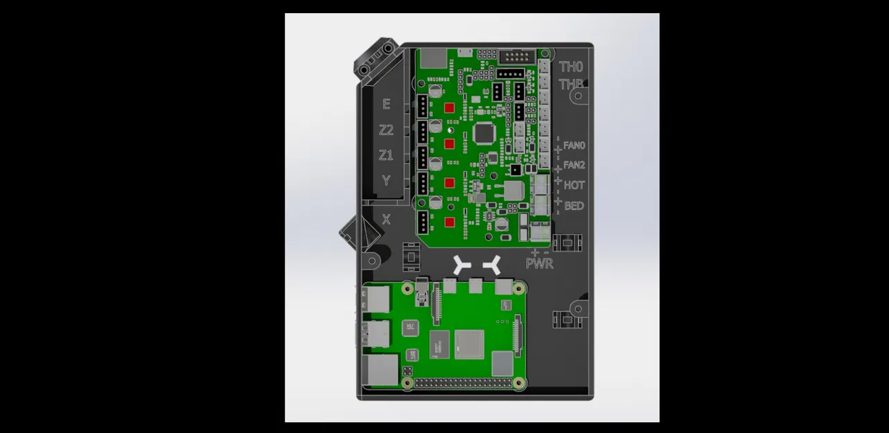 Neo SKRPi Case – Vỏ SKR Mini E3 V3 & Raspberry Pi 3B+/4 - Image 2