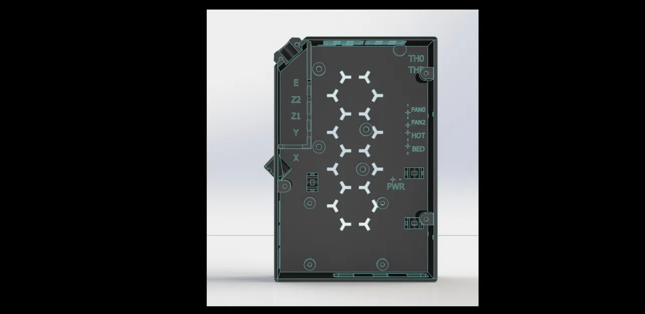 Neo SKRPi Case – Vỏ SKR Mini E3 V3 & Raspberry Pi 3B+/4 - Image 3