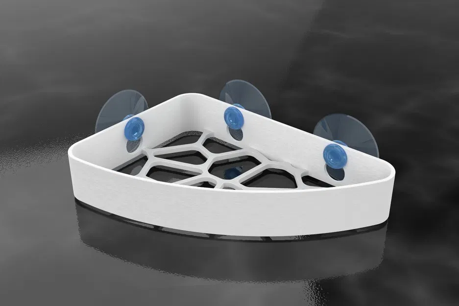 Kệ Phòng Tắm Voronoi (Voronoi Shower Shelf) - Image 2