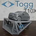Mô hình để bàn xe điện Thổ Nhĩ Kỳ: TOGG T10X - Thumbnail 1