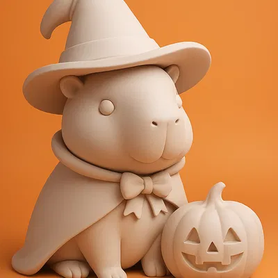 Capybara Halloween Dễ Thương (Cute Halloween Capybara)