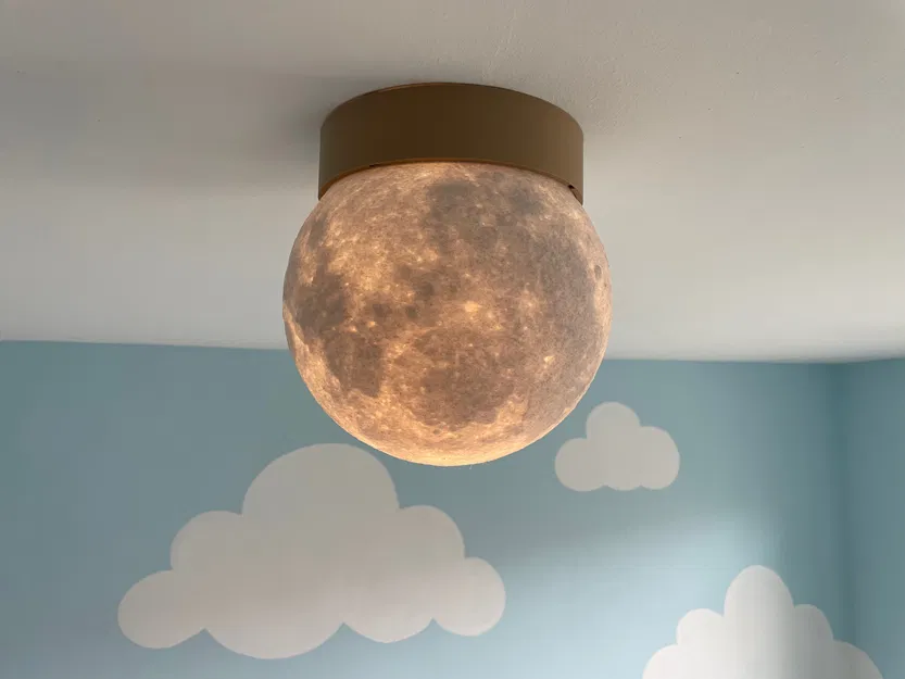 Đèn Trần Mặt Trăng – Design Ceiling Moon Lamp - Image 1