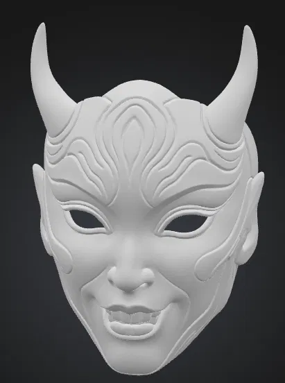 Mặt nạ quỷ Oni nữ - Image 3