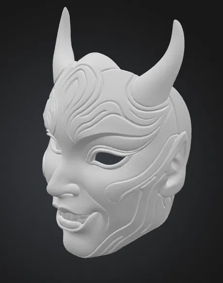 Mặt nạ quỷ Oni nữ - Image 4