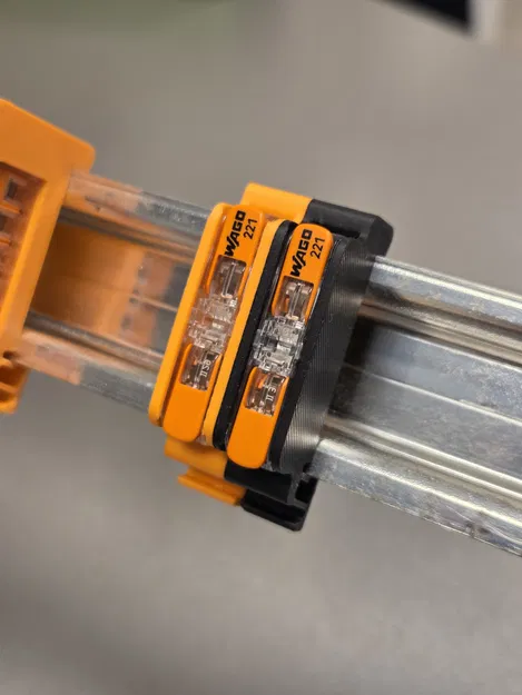 Đầu nối splice gắn DIN-rail cho WAGO 221-2411 - Image 3