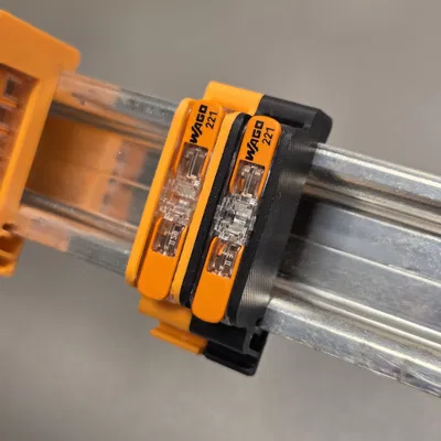 Đầu nối splice gắn DIN-rail cho WAGO 221-2411