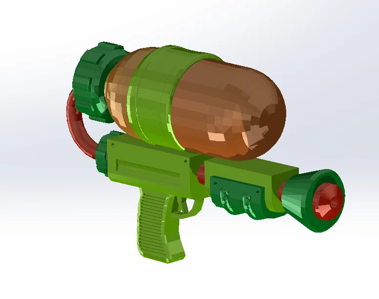 Splatoon Original Splattershot Multi Print (bản tách nhiều phần để in theo màu) - Image 1