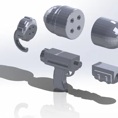 Splatoon Original Splattershot Multi Print (bản tách nhiều phần để in theo màu)