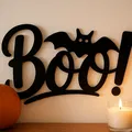 Bảng treo tường Halloween “BOO!” - Thumbnail 1