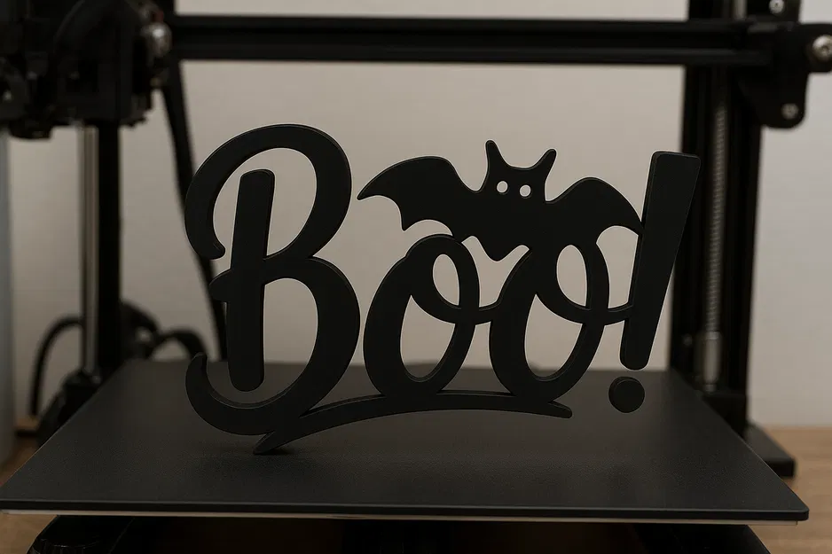 Bảng treo tường Halloween “BOO!” - Image 2