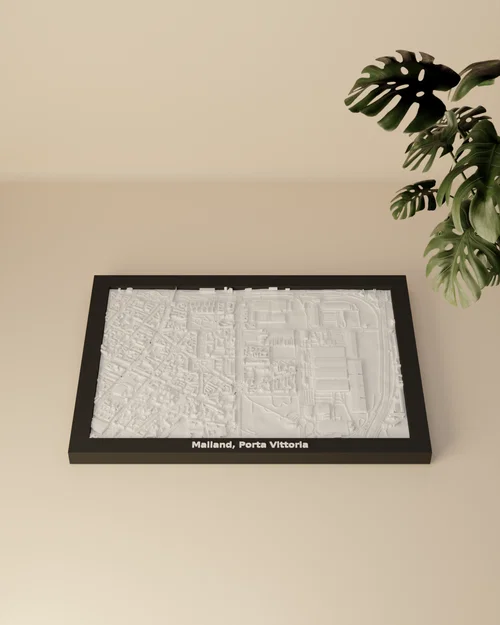 Milano, Porta Vittoria, Italy - Mô hình 3D thu nhỏ - Image 2