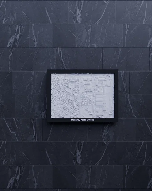 Milano, Porta Vittoria, Italy - Mô hình 3D thu nhỏ - Image 5