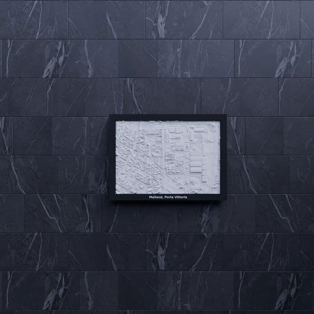 Milano, Porta Vittoria, Italy - Mô hình 3D thu nhỏ - Image 7