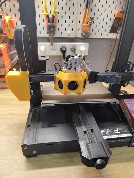 Creality CR-6 SE - Kẹp Giữ & Nắp Che Cáp Trục X - Image 1