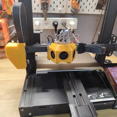 Creality CR-6 SE - Kẹp Giữ & Nắp Che Cáp Trục X