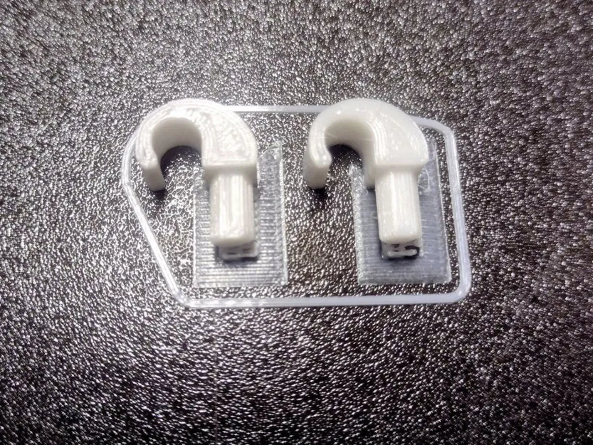 MöbelKabelschelle - Kẹp cố định dây cáp cho lỗ chốt 5mm - Image 1