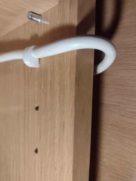 MöbelKabelschelle - Kẹp cố định dây cáp cho lỗ chốt 5mm - Image 4