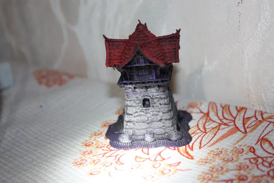 Tháp Canh DND Wargame SupportFREE FDM Fastprint Easypaint Terrain - Image 7