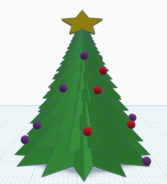 Cây thông Noel với đồ trang trí - Image 1