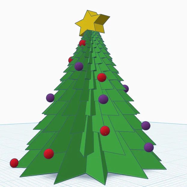 Cây thông Noel với đồ trang trí - Image 4