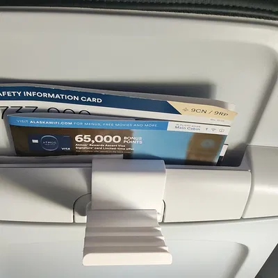 Giá đỡ điện thoại kẹp ghế máy bay (2 mảnh) | Phone holder cradle for airline seat