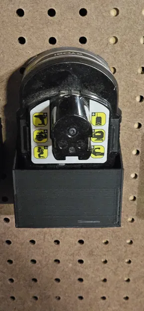 Gá treo pin Ryobi 3Ah cho pegboard 3/16" - Image 2