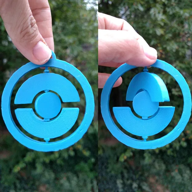 Ornament PokeStop Quay Tròn (Spinning PokeStop Ornament) - Image 1