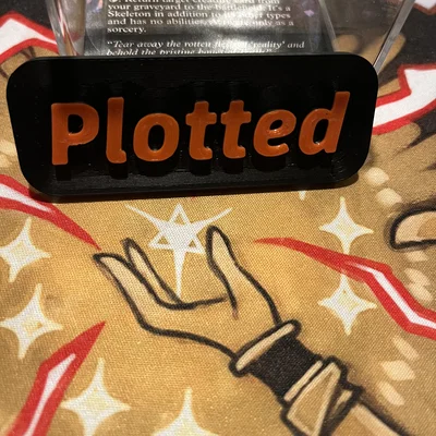 Token MTG "Plotted"