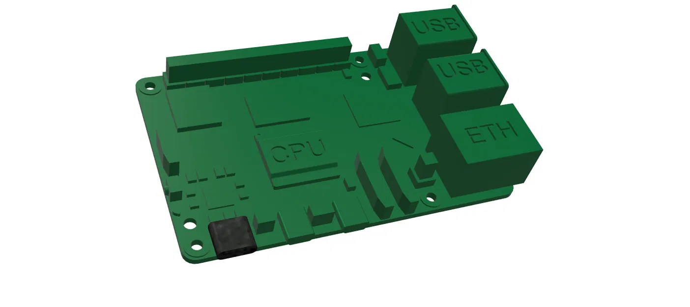 Raspberry Pi 5 – Mẫu tham chiếu cơ khí 3D để thiết kế case/enclosure - Image 1