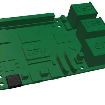Raspberry Pi 5 – Mẫu tham chiếu cơ khí 3D để thiết kế case/enclosure