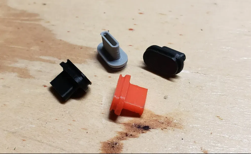 Nắp che bụi USB-C (Dust Cover/Plug/Cap) có grip dễ tháo - Image 1