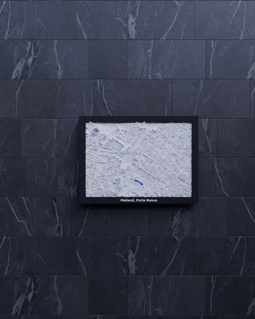 Milano, Porta Nuova, Italy - Mô hình thu nhỏ 3D - Image 5