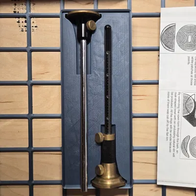 Khay giữ thước đo bánh xe cho GridFinity