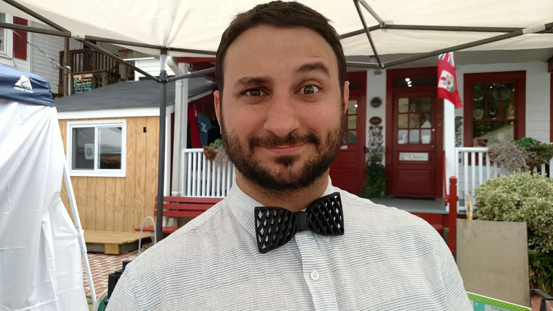 Nơ Cà Vạt In 3D Họa Tiết Lưới - Image 3