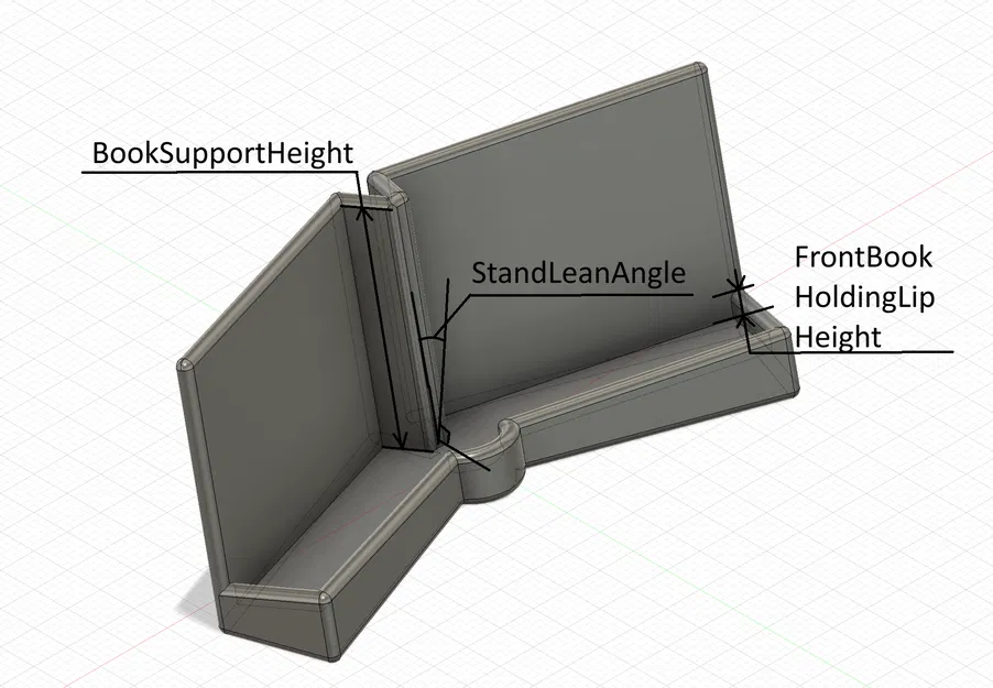 Chân đế Mở Sách - Tùy Chỉnh Thông Số - Image 6