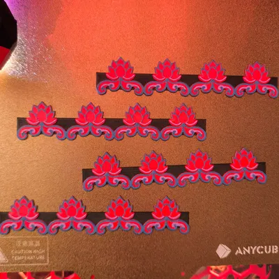 Viền Hoa Sen Phật Giáo – Cho Khung Ảnh, Kệ, Bàn Thờ