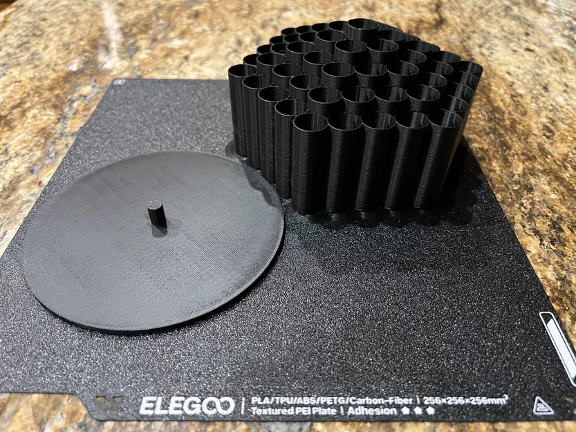 Giá đỡ bút vẽ hình tổ ong xoay Lazy Susan - 61 - Image 3