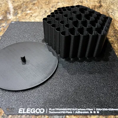 Giá đỡ bút vẽ hình tổ ong xoay Lazy Susan - 61