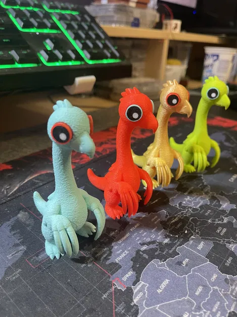 Khủng Long Therizinosaurus Nhỏ Xinh RAZORCLAW (hoạt hình, không AMS) - Image 1