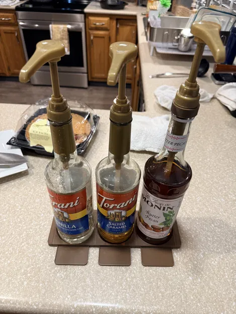 Giá Đựng Chai Syrup Cà Phê Modul / Khay Chống Tràn - Image 1