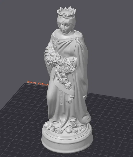 Tượng Thánh Isabel - Mô hình in 3D - Image 3