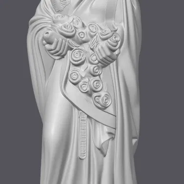 Tượng Thánh Isabel - Mô hình in 3D