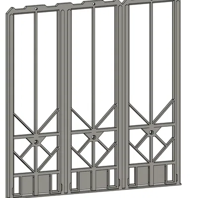 3W bộ đỡ giữa cho ngăn kéo 1W và 2W phía trên