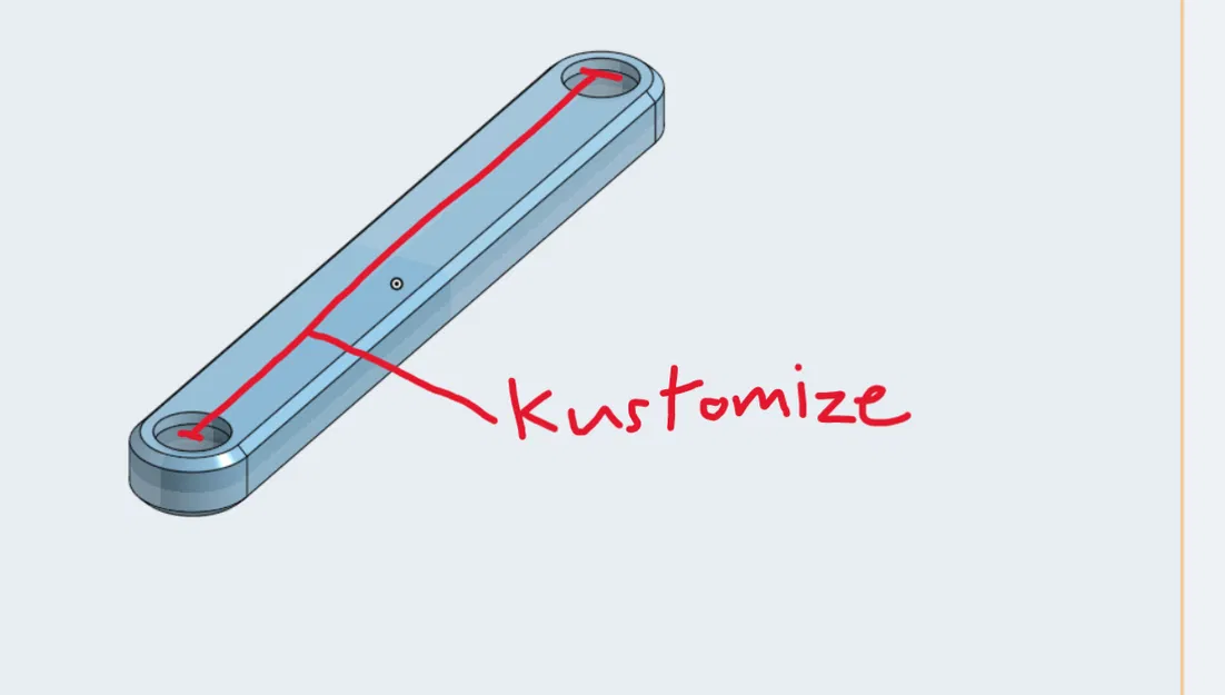 Thanh nối khung xe SCX24 C10 Tùy Chỉnh - Image 1