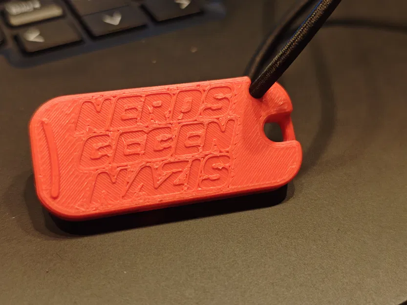 Còi "Nerds chống Phát xít" Phiên bản Dẹt - Image 1