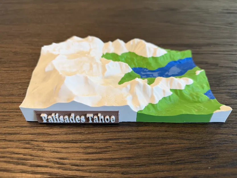 Bản đồ địa hình Palisades Tahoe - MMU3 - Image 1