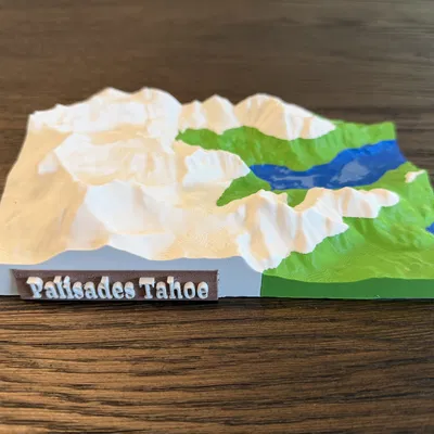 Bản đồ địa hình Palisades Tahoe - MMU3